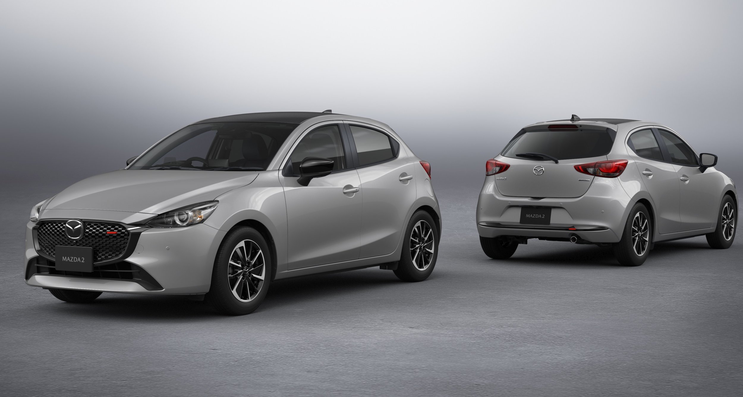 2022 Mazda2 IPM6 JPN RHD STD C01 HB EXT FQ RQ High Sports Aero Grey